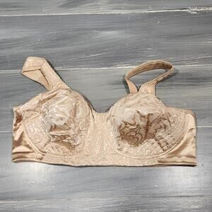 Playtex 4745 18 Hour Bra 40C Ultimate Lift and Support Wireless‎ Bra Toffee